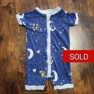 Little Sleepies Mickey & Friends 3-6 Months Shorty | Disney, Limited Edition